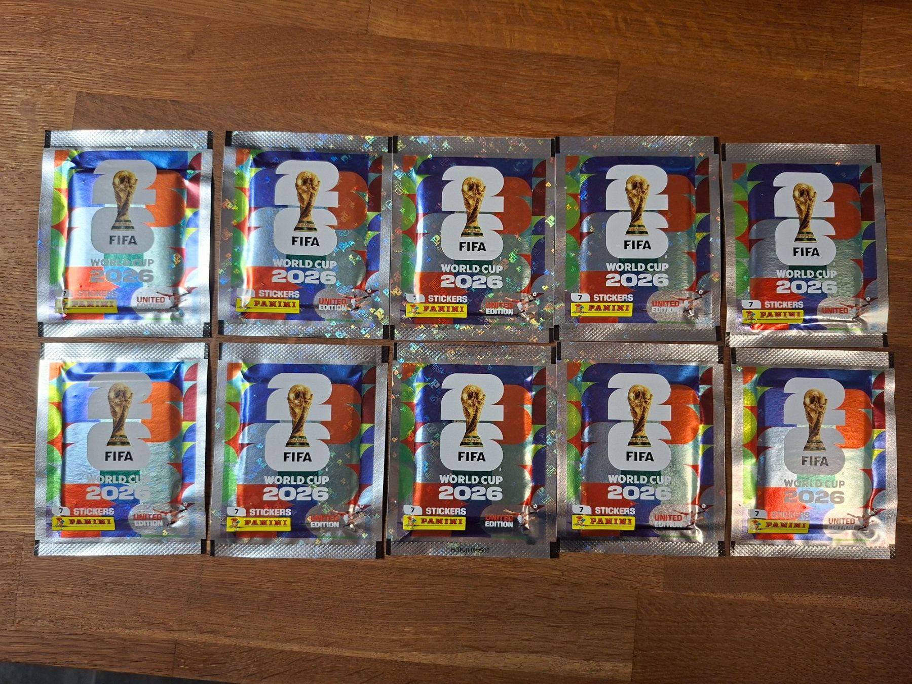 Aufkleber: FIFA World Cup 2026 Panini Stickers 10 Packs – Neu und originalverpackt aus Lufingen von briefmarke17