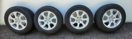 4 Stk. original Audi Q5 Alufelgen mit Winterpneus 235/65 R17