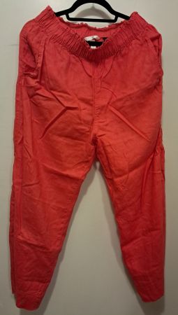Leinenhose H&M gr. M, lange 7/8 (rot) in gutem Zustand
