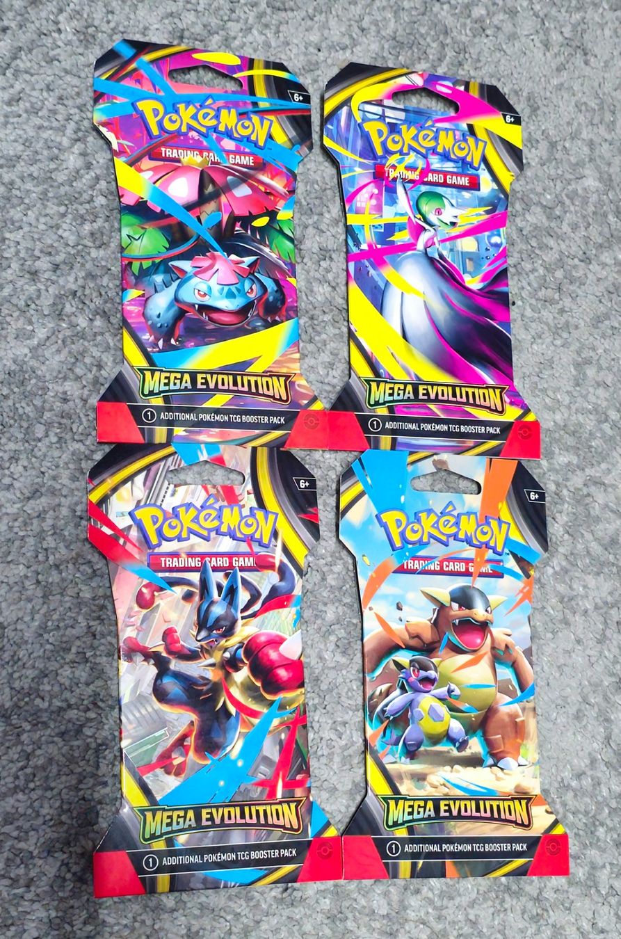 Pokémon Cartes à collectionner: Pokémon Mega Evolution - Sleeved Booster Artwork Set – Neuf (Voir description) à Münchenbuchsee par Pazzo_