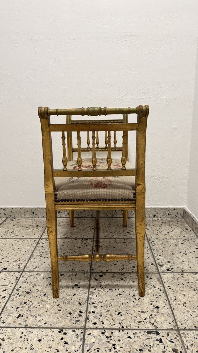 Sgabelli: Sitzbank mit Blumenmuster, Vintage Stilmöbel – Usato da Wald ZH venduto da Walder8636 2