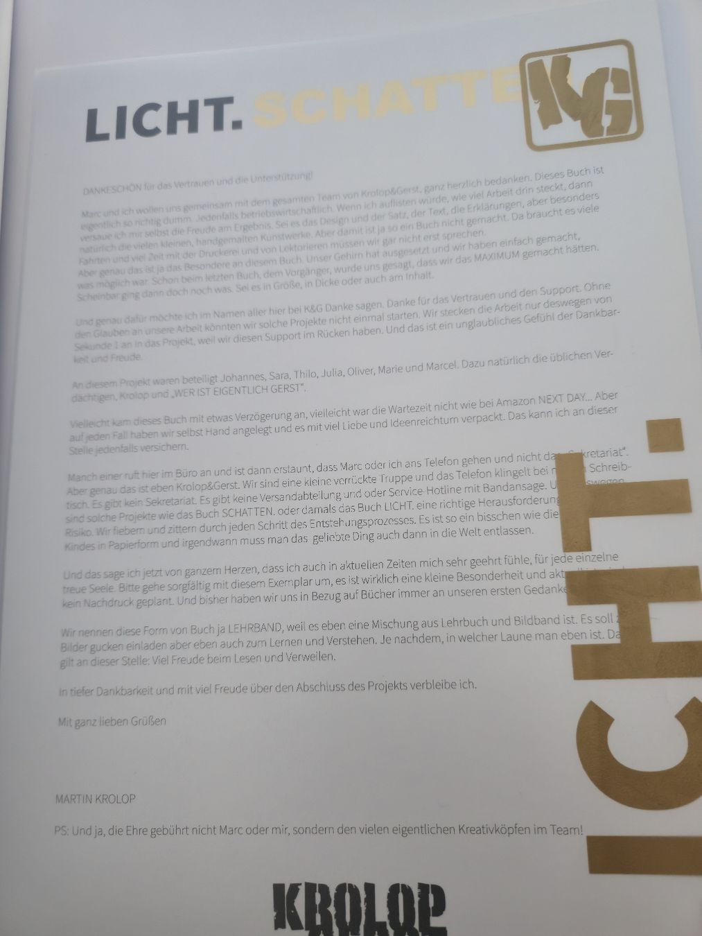 Libri: Krolop & Gerst "Schatten" – Nuovo (secondo la descrizione) da Zollbrück venduto da Big_D1991 2