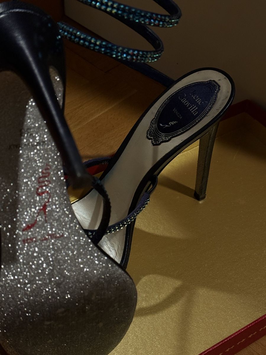 René Caovilla Scarpe da donna: Rene Caovillla in dark blue – Usato da Rüti ZH venduto da lay_zy99 1