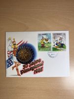 Disneyland 30 Jahre Medaille Münzbrief 1985