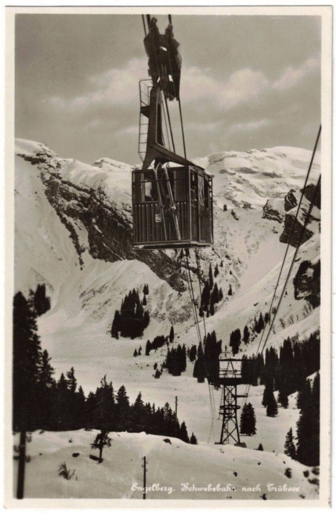 Cartoline postali: Engelberg - Luftseilbahn Gerschnialp--Trübsee – Usato da Binningen venduto da Mountainrider
