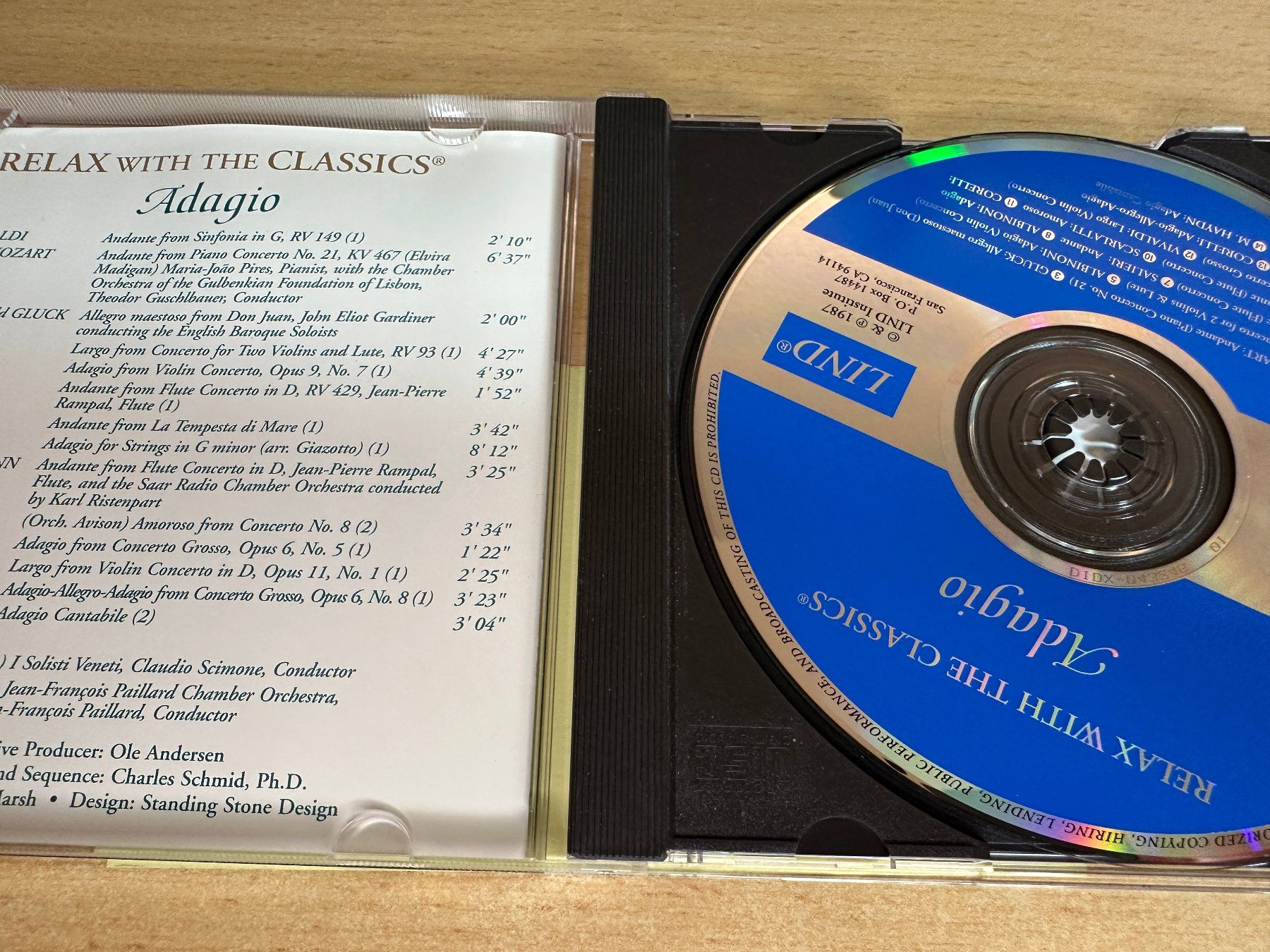 CD: J3 Various – Relax With The Classics, Volume Two, Adagio – Usato da Rikon im Tösstal venduto da Alpenmutz 2