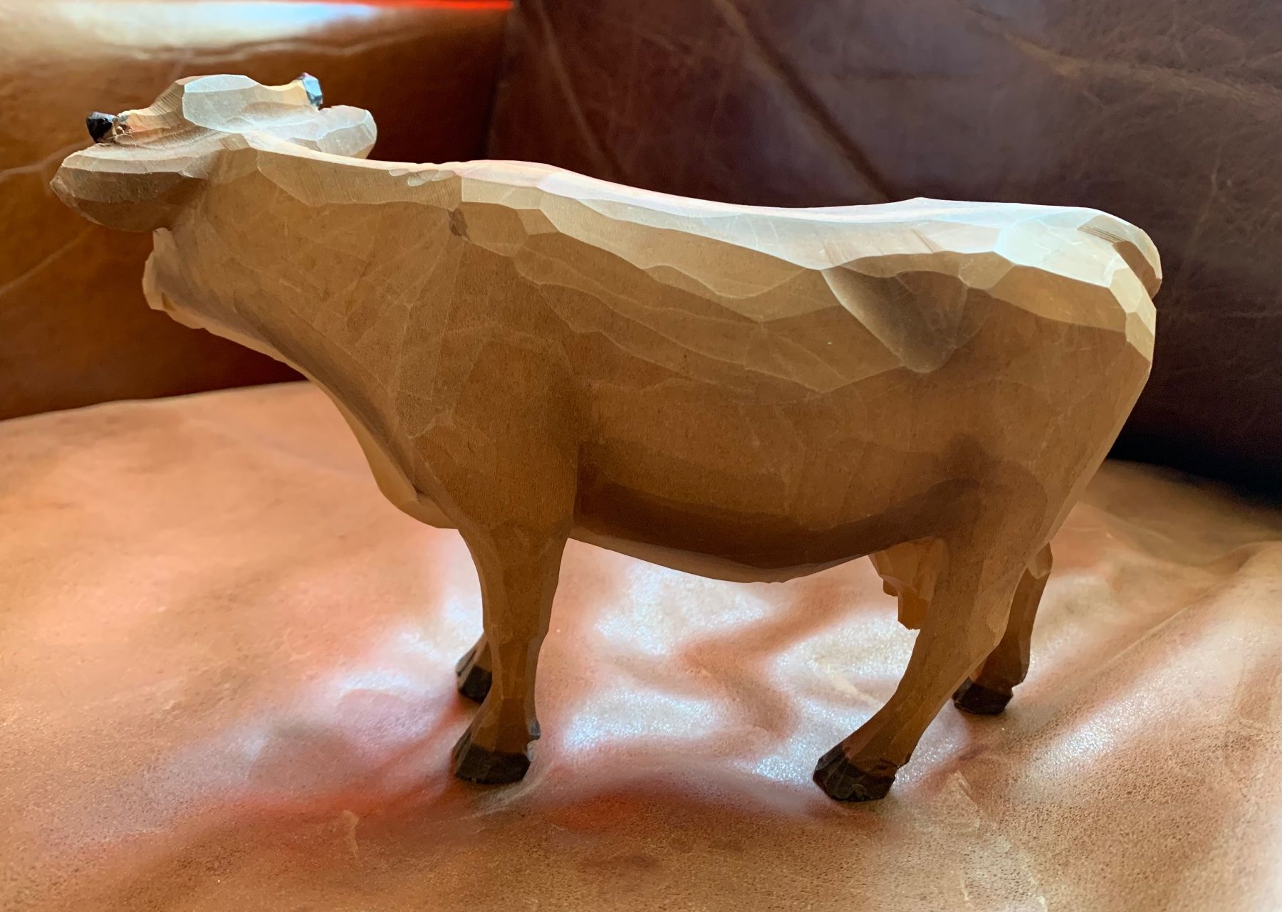 Statuette: Kuh Holz, Huggler Brienz, Krippenfigur – Usato da Kloten venduto da petrol5555 1