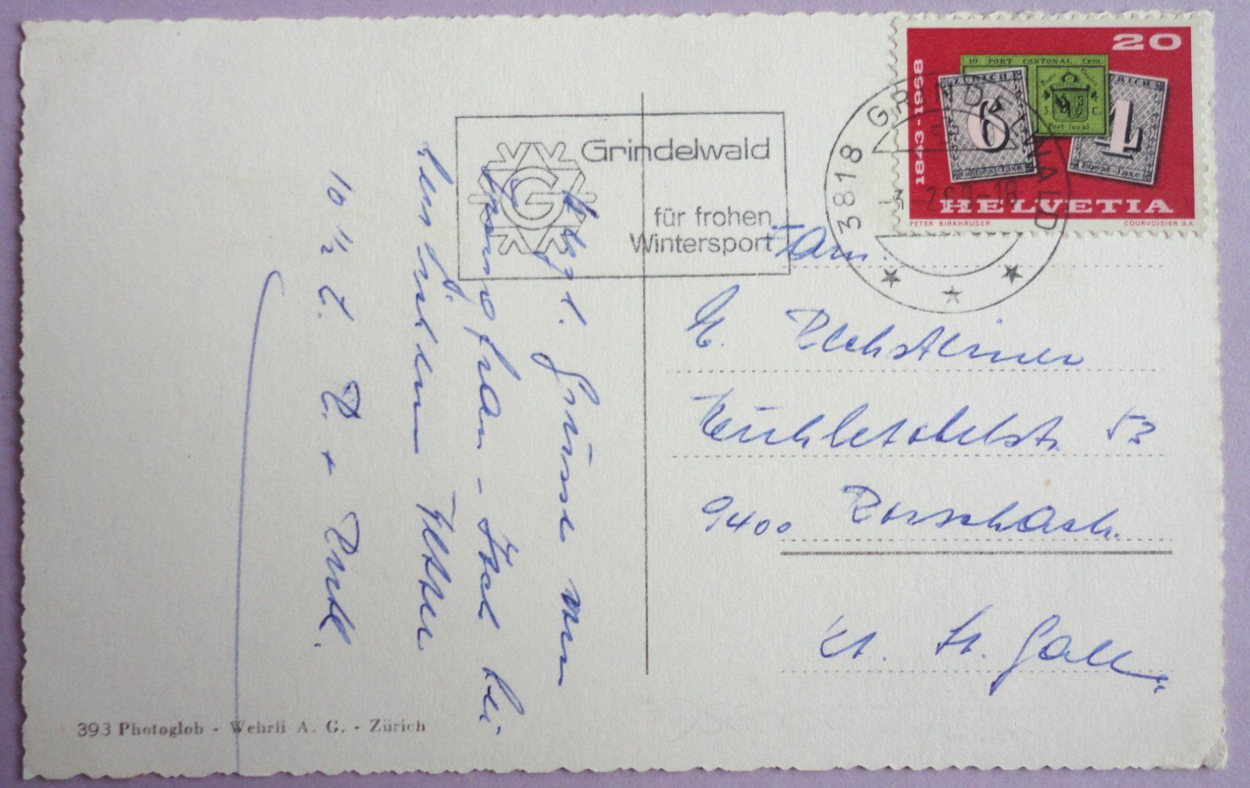 Cartoline postali: Jungfraujoch – Usato da Fétigny venduto da Billy2miny 1