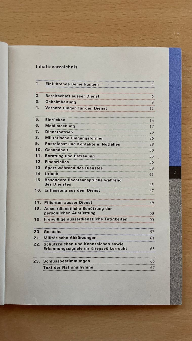 Bücher: Schweizer Armee Militär Brevier 95 - 51.2/I d – Gebraucht aus Glattfelden von cybermaxx 2
