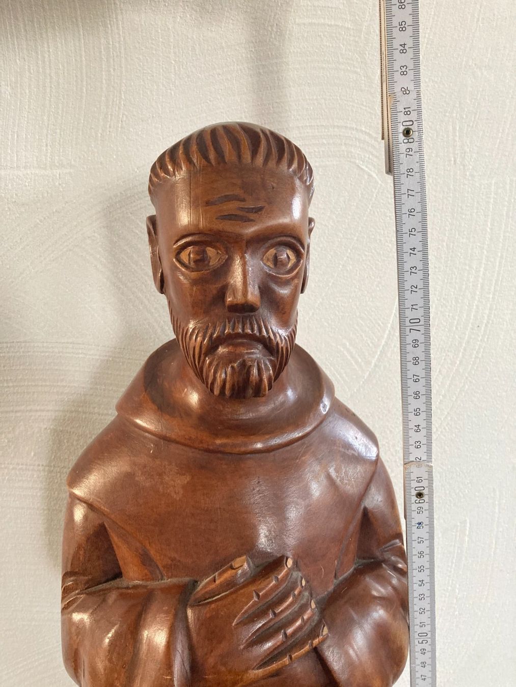 Sculture & Statue: Heiligenfigur Mönch Holz geschnitzt 8.5 Kilogramm – Usato da Subingen venduto da ArtBead 7