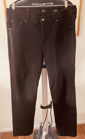 👖Jeans C&A noir strass sur les côtés - neuf