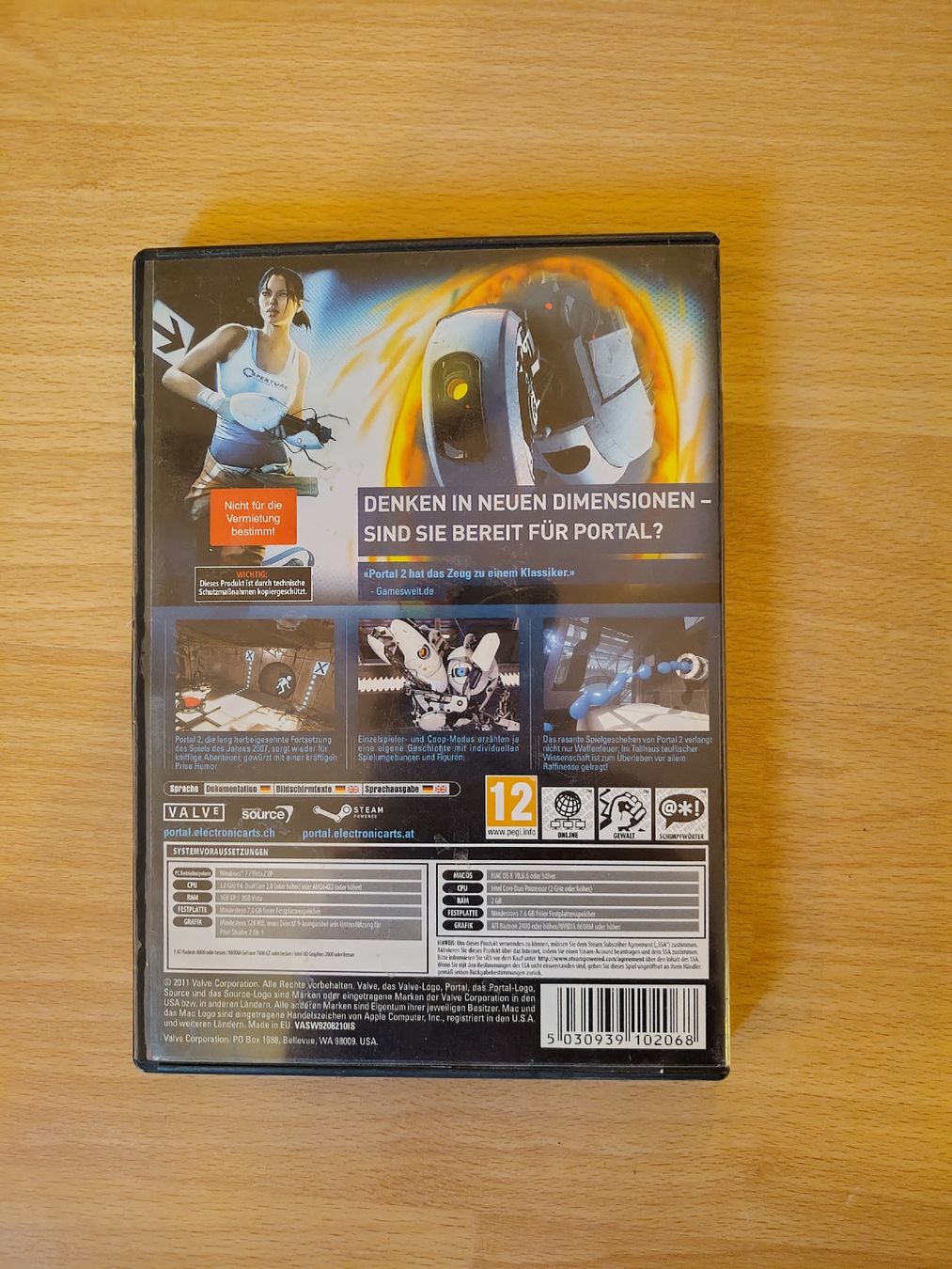 Spiele: Portal 2 Game PC – Gebraucht aus Basel von OleThiele 1