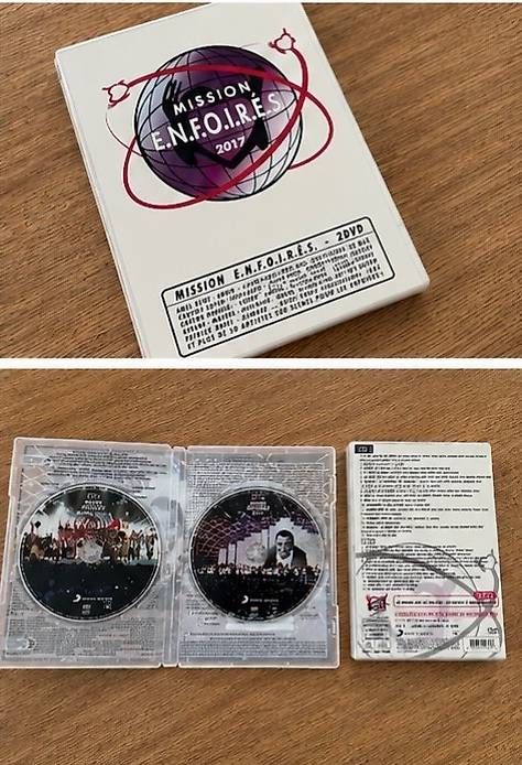 Tous les DVDs: Vends DVD LES ENFOIREES 2017 – D'occasion à Crans VS par cei_qws7 1