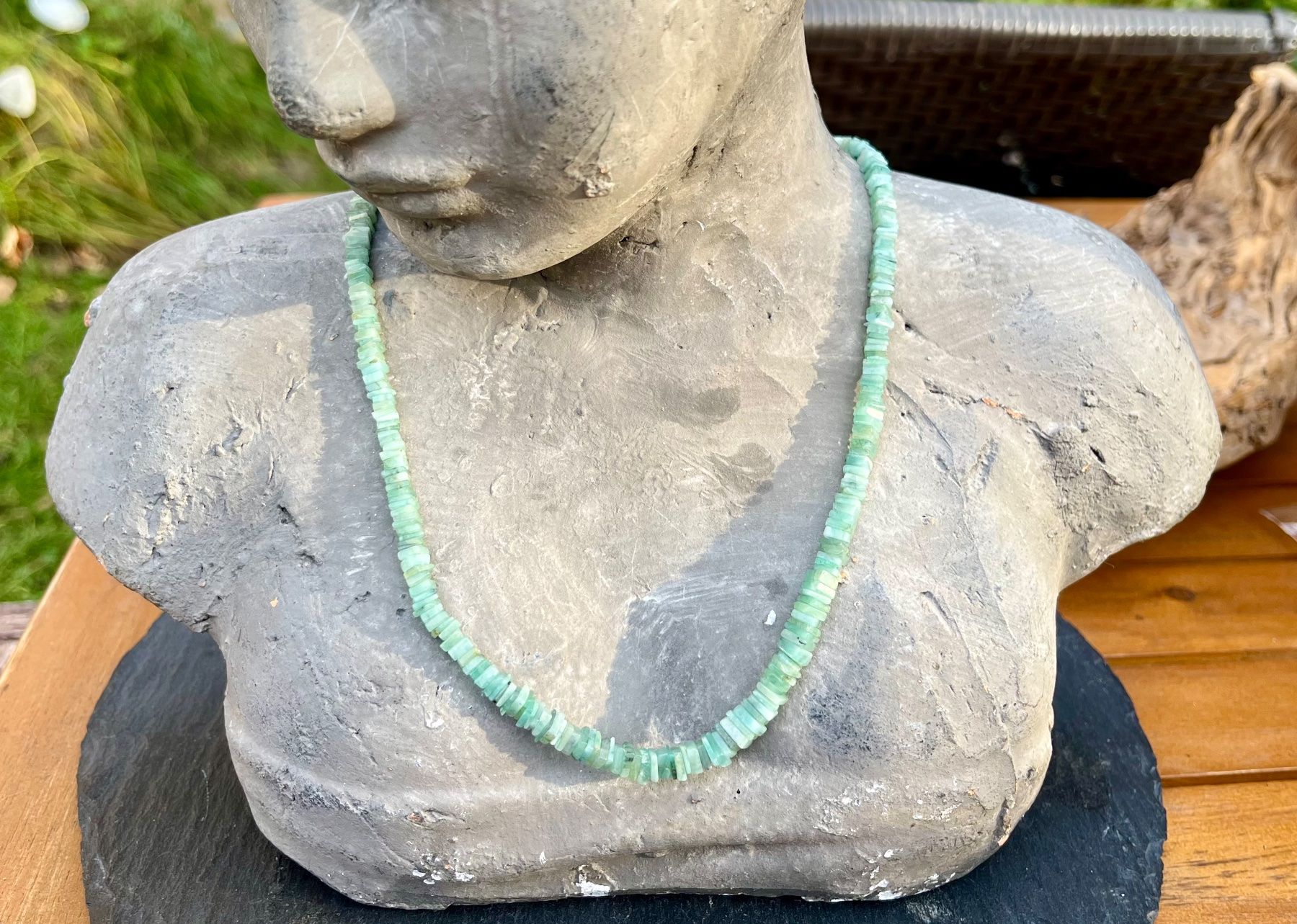 Catenine: Smaragd Kette, Brasilien – Nuovo (secondo la descrizione) da Diegten venduto da hamofi57 4