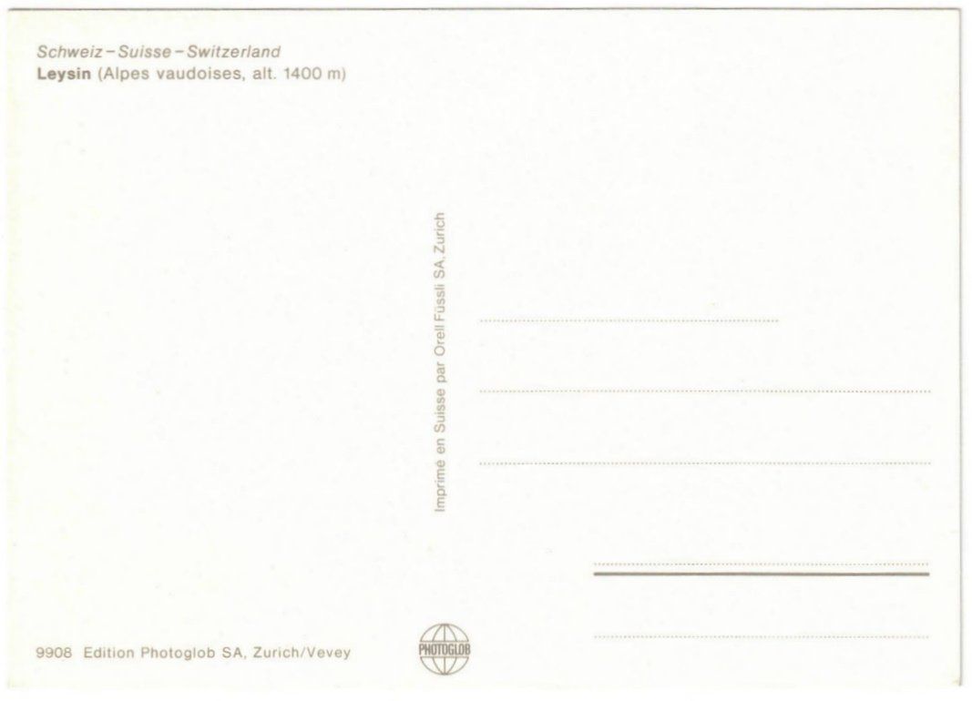 Cartoline postali: Leysin - 6 Bild AK – Usato da Binningen venduto da Mountainrider 1