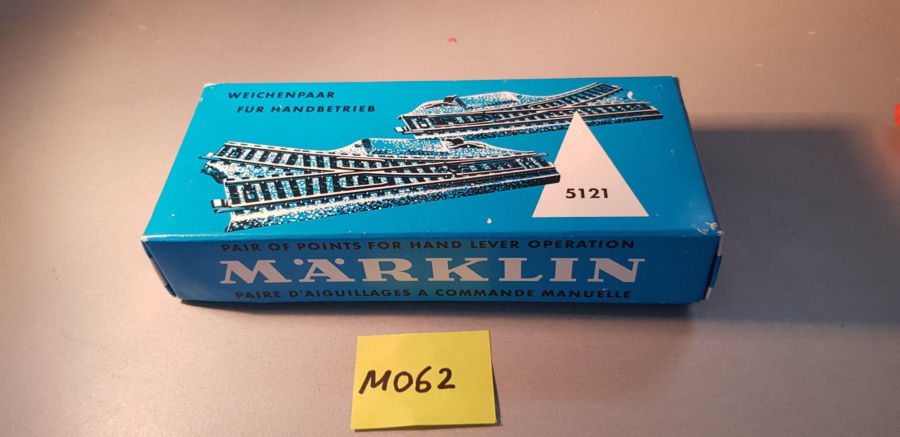 Märklin Modellini di ferrovie: Märklin M-Weichenpaar 5121 H0 – Usato da Grüningen venduto da VENOM59
