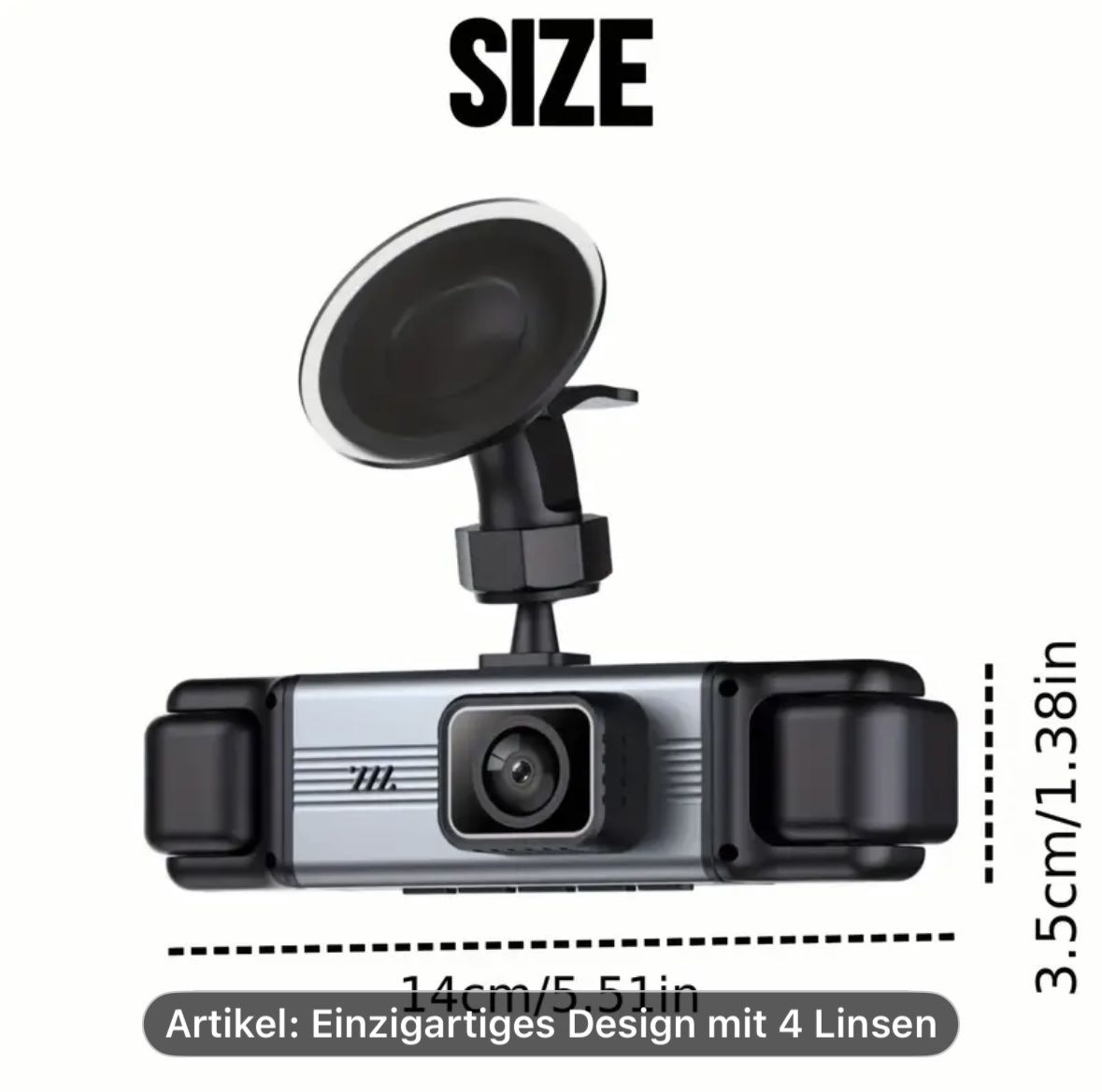 Action Cam: DASCHCAM,AUTO KAMERA,AUTO  COCPIT KAMERA MIT BATTERY – Nuovo (secondo la descrizione) da Dällikon venduto da oez_gcw6 4