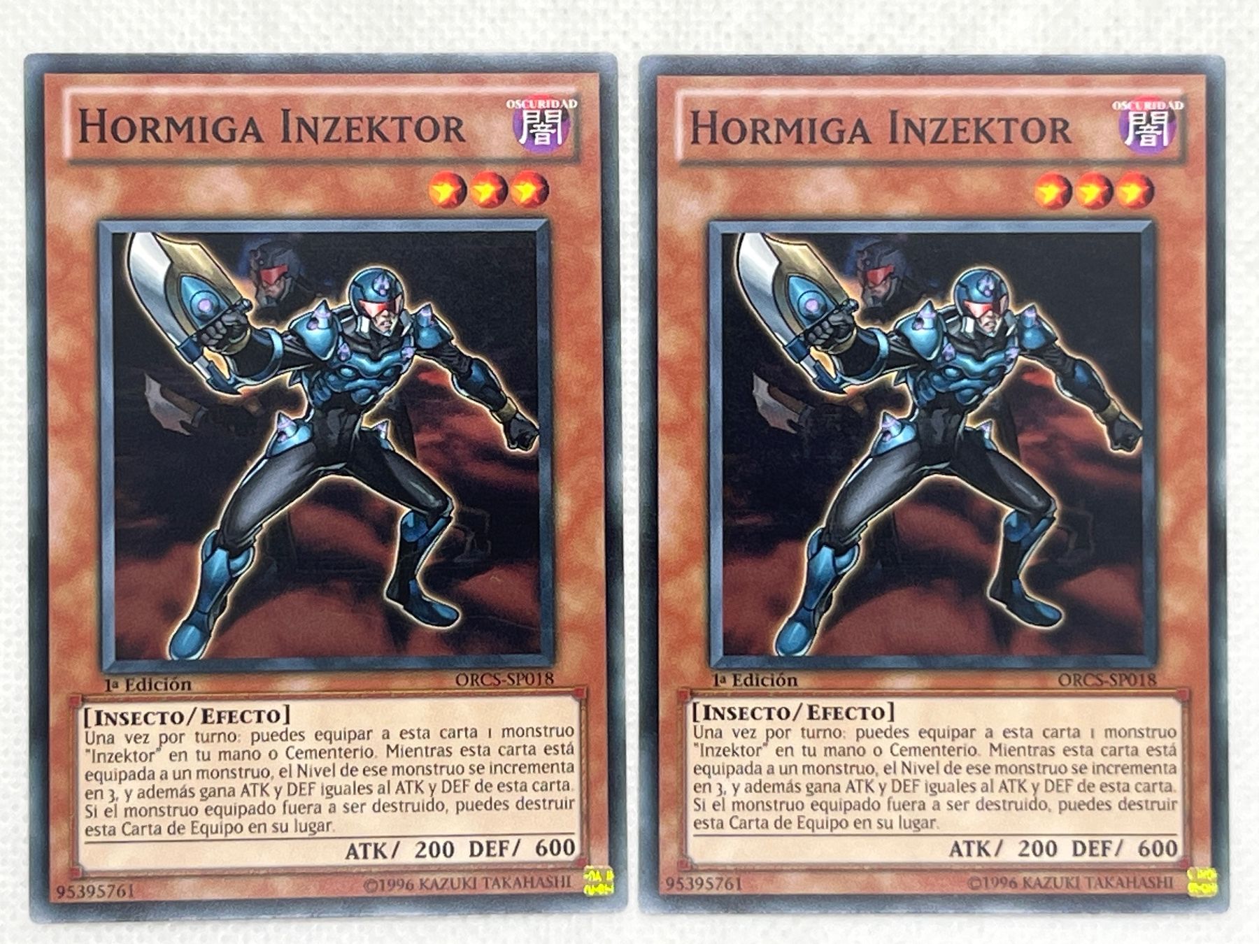 Yugioh Sammelbilder & Trading cards: Yu-Gi-Oh! Hormiga Inzektor ORCS-SP018 Spanisch Common 1. Auf – Gebraucht aus Hinterkappelen von Kim1992
