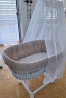 Wiege mit Himmel weiss/beige guter Zustand