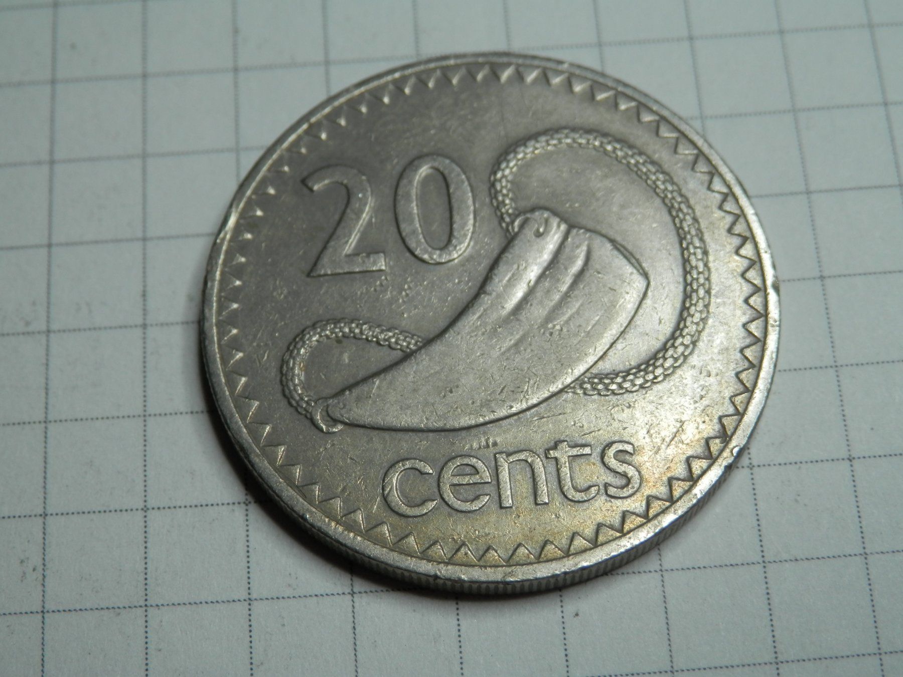 Tutti le monete: Fidschi  20 Cent, 1985 – Usato da Weiach venduto da weiach81 1