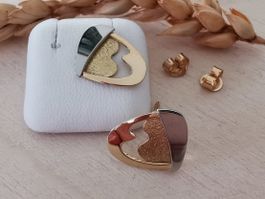 1P. 18Kt. originelle Bi-Color OST/Sonderverkauf