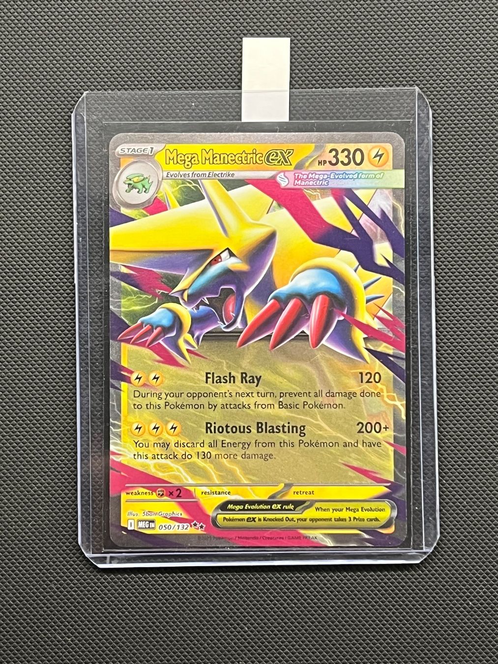 Pokémon Carte collezionabili: Pokemon Mega Manectric ex #50 - NM/MINT- Mega Evolution -ENG – Usato da Pregassona venduto da X_vendeditutto