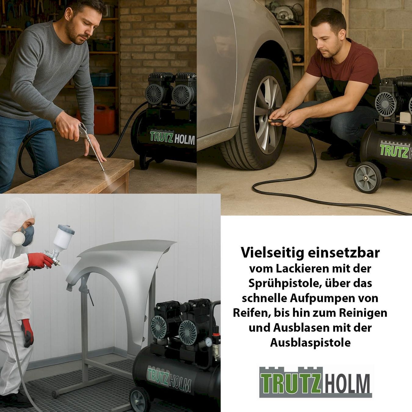 Compresseurs: Trutzholm Flüsterkompressor 50L – Neuf avec emballage d'origine à Bottighofen par zaap 4