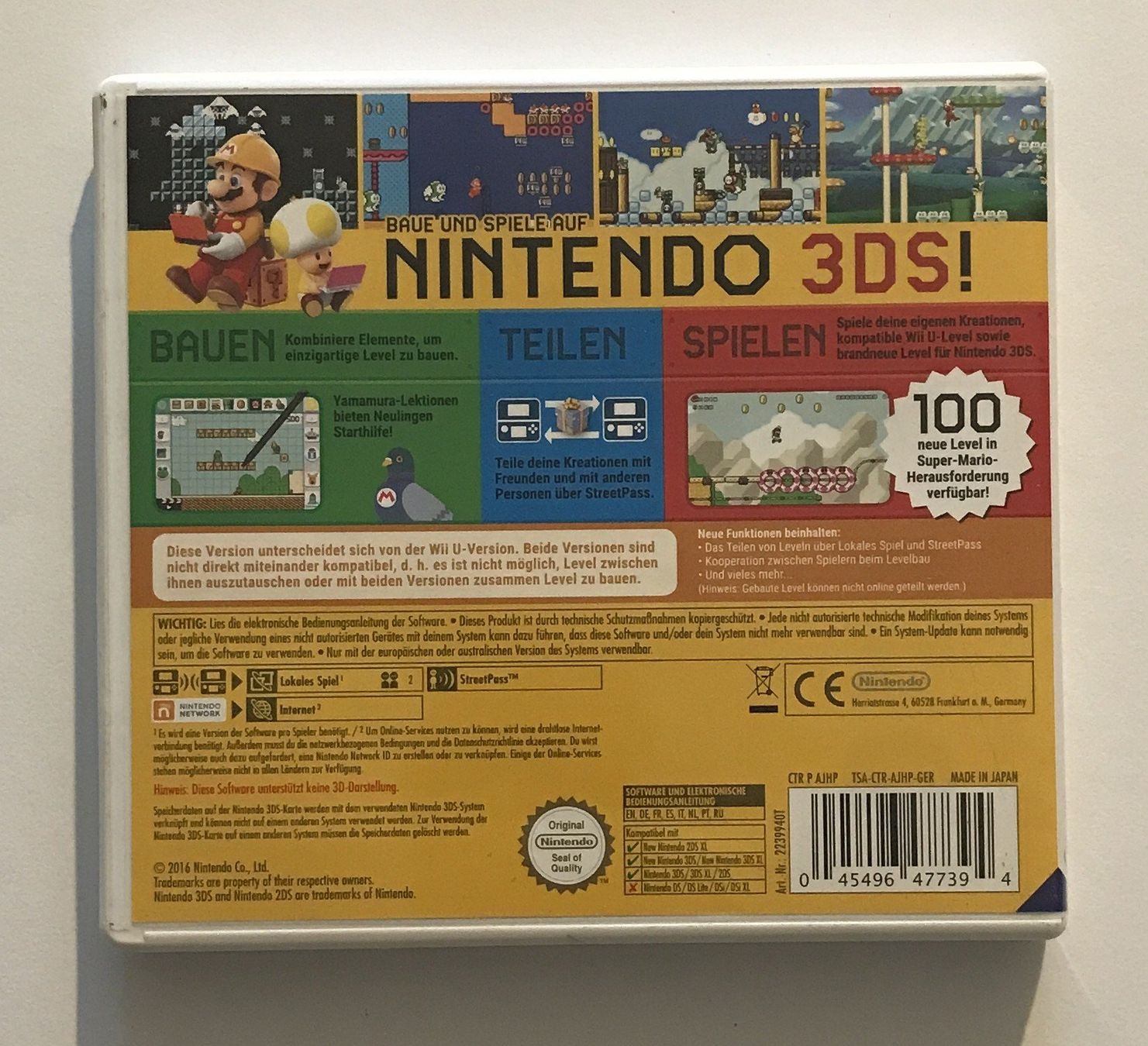 Giochi: 3DS - Super Mario Maker for Nintendo 3DS – Usato da Allschwil venduto da Bullach 2