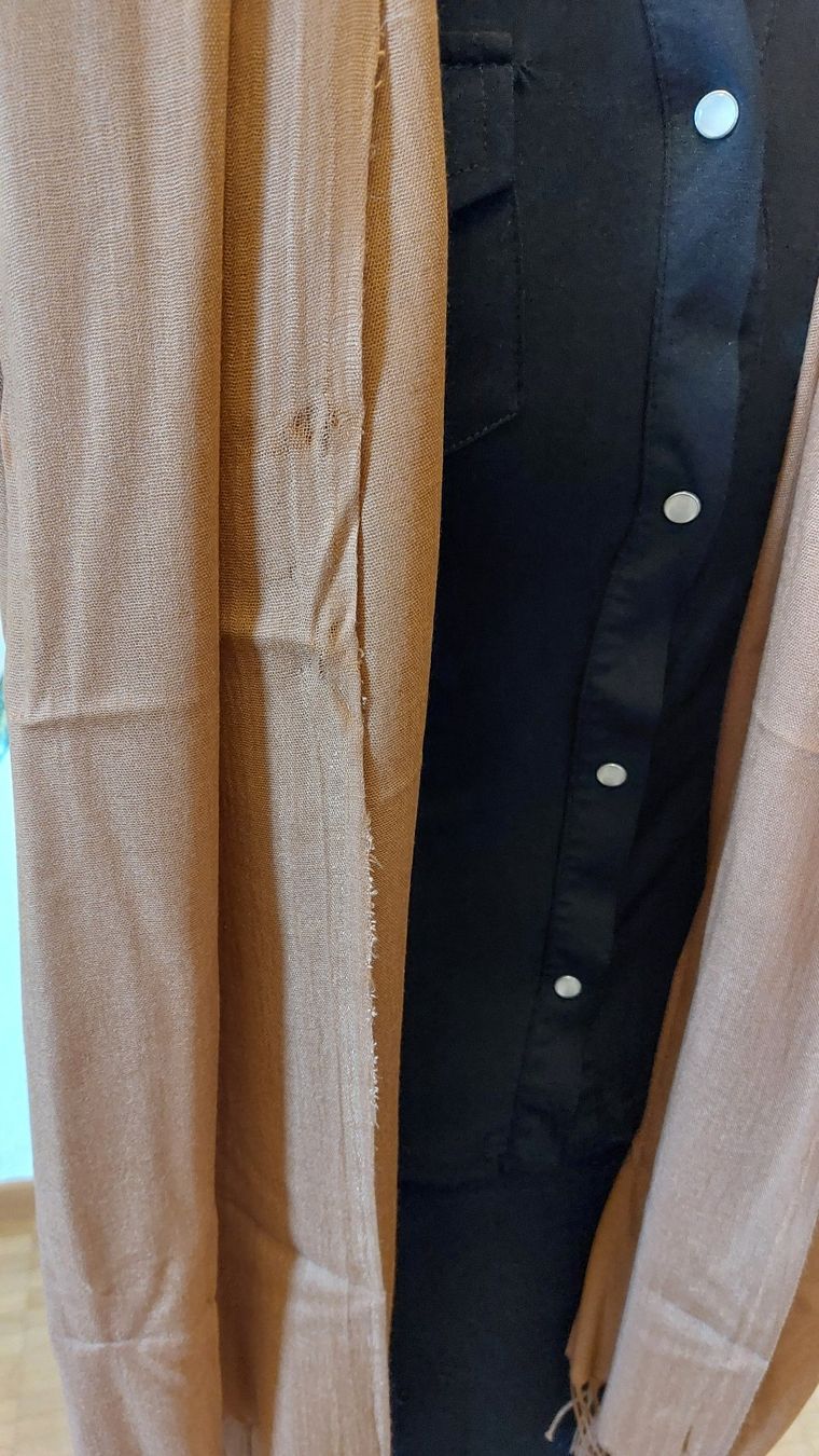 Foulard & Sciarpe: Weiche Pashmina Schal braun – Nuovo e nell'imballaggio originale da Zollikofen venduto da Blackie 6