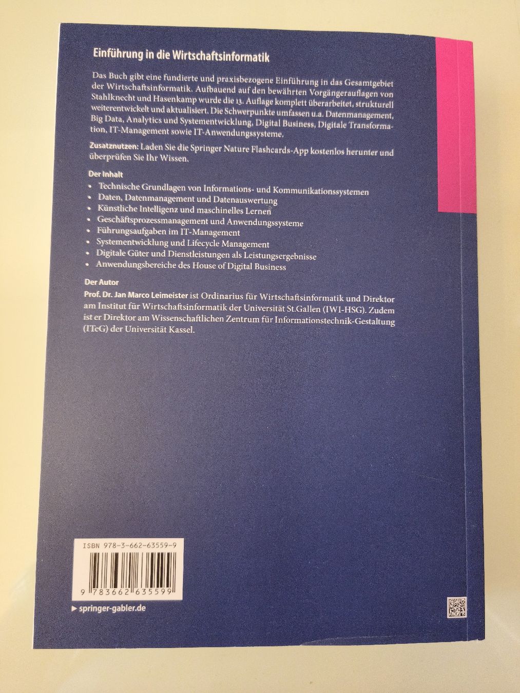 Libri: Einführung ind die Wirtschaftsinformatik, 13. Auflage – Nuovo (secondo la descrizione) da Obfelden venduto da sel_7s58 1
