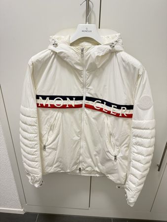 Moncler Daunenjacke, Weiss, Grösse 4, Top Zustand!
