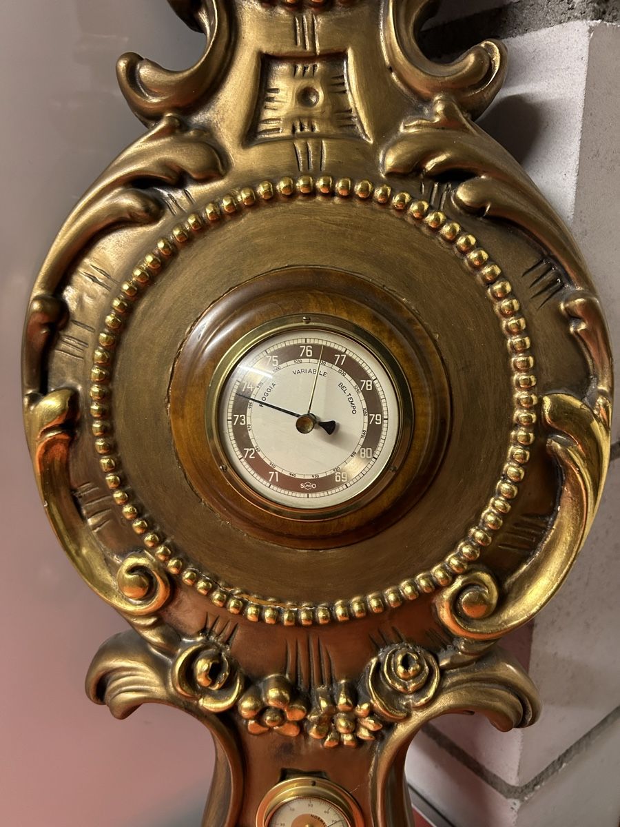 Altri elettrodomestici e apparecchi d’epoca: Antike Barometer, Thermometer, Hygrometer, Goldfarben. 50 – Usato da Lanzenhäusern venduto da vic63 1