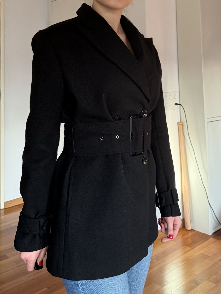 Mäntel: Elegant short coat with thick belt – Gebraucht aus Zürich von eli_t8nw 3