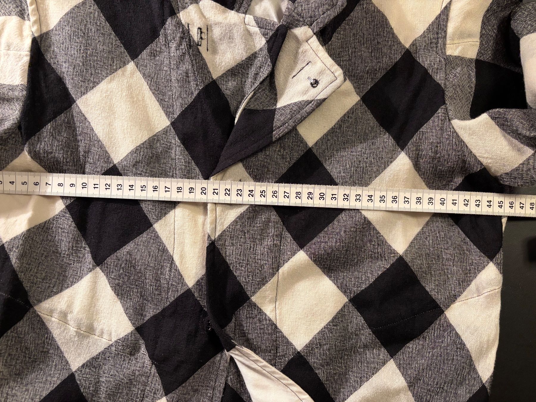 Comme Des Garcons Camicette: Hemdbluse lang, Comme des Garçons, feiner Wollstoff – Usato da Küsnacht ZH venduto da MaBaCa 7