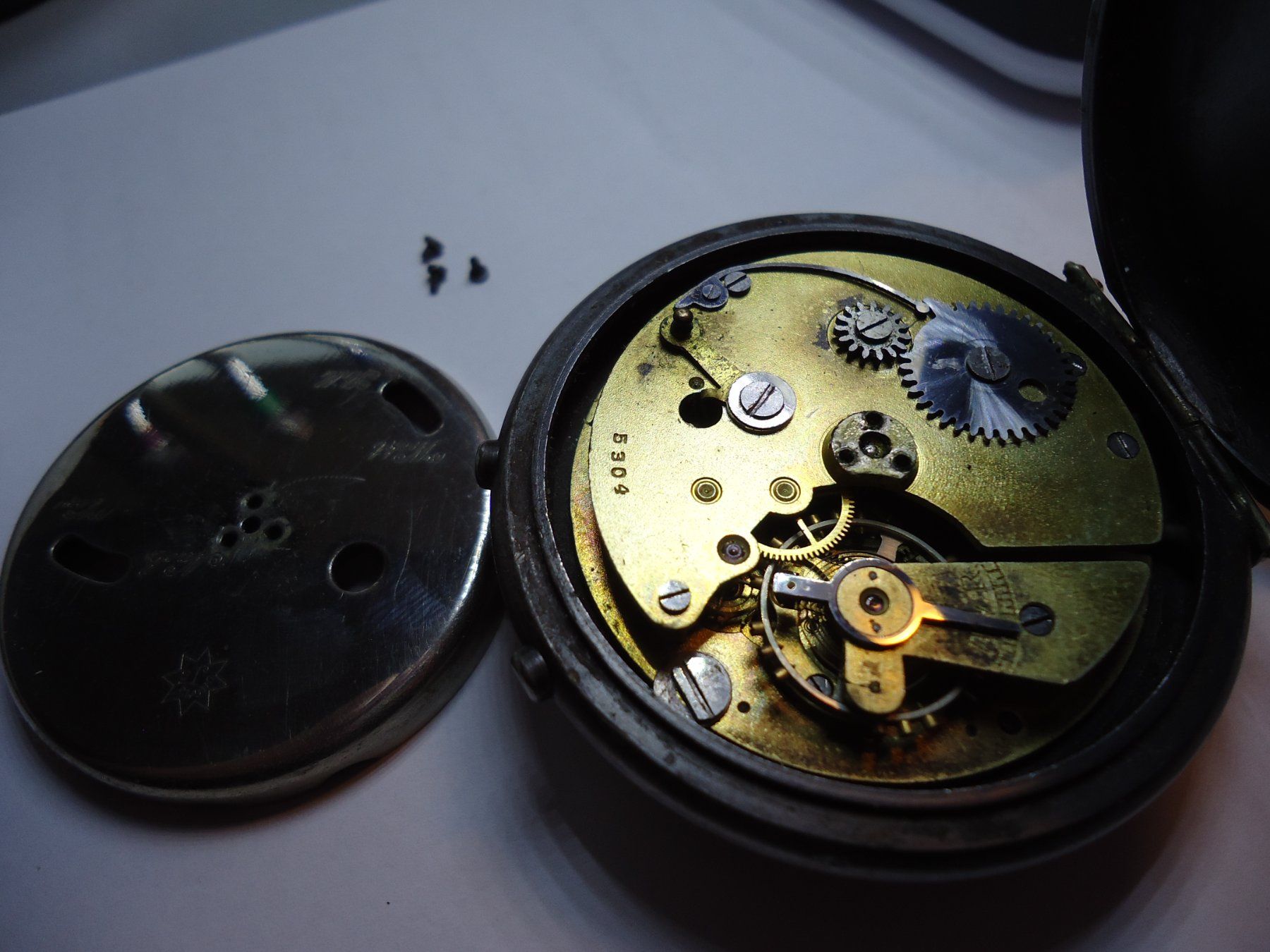 Junghans Orologi: Taschenuhr mit Wecker Junghans – Difettoso da Hinterkappelen venduto da Roku5 7