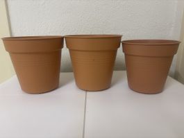 3er Set Pflanztöpfe elho Provence Ø 15cm/17cm, neuwertig, Fr