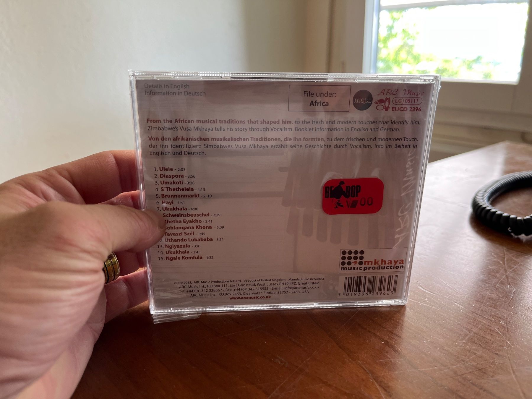 CDs: Vusa Mkhaya - Vocalism - HJ32A – Gebraucht aus Küsnacht ZH von Jazztilldawn 1