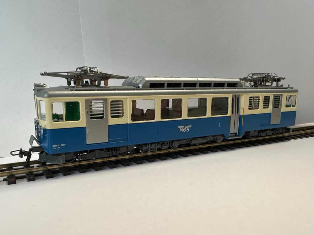 Bemo - MOB BDe 4/4 3001 - Digital (Neu (gemäss Beschreibung)) in Domat ...