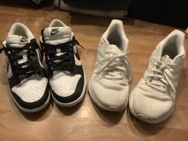 Zwei Paar Sportschuhe Nike und no name