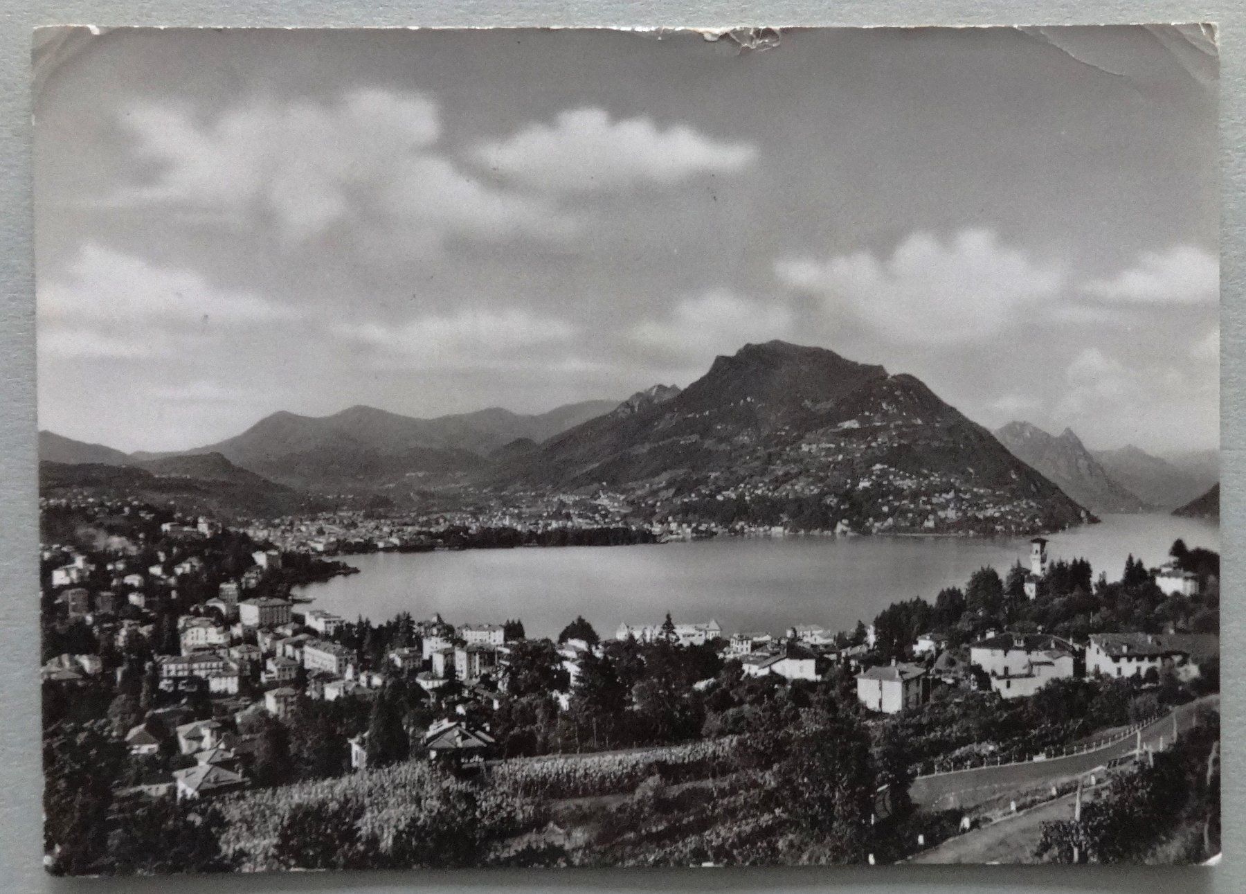 Cartoline postali: Lugano, Panorama e Monte Brè – Difettoso da Fétigny venduto da Billy2miny