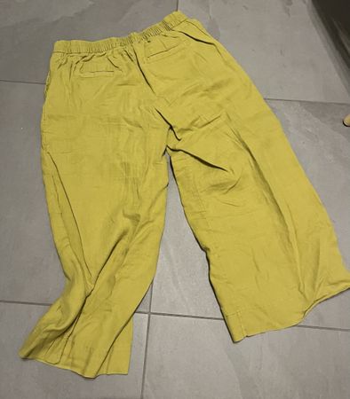 Pantaloni in Lino donna verde taglia 42 usati