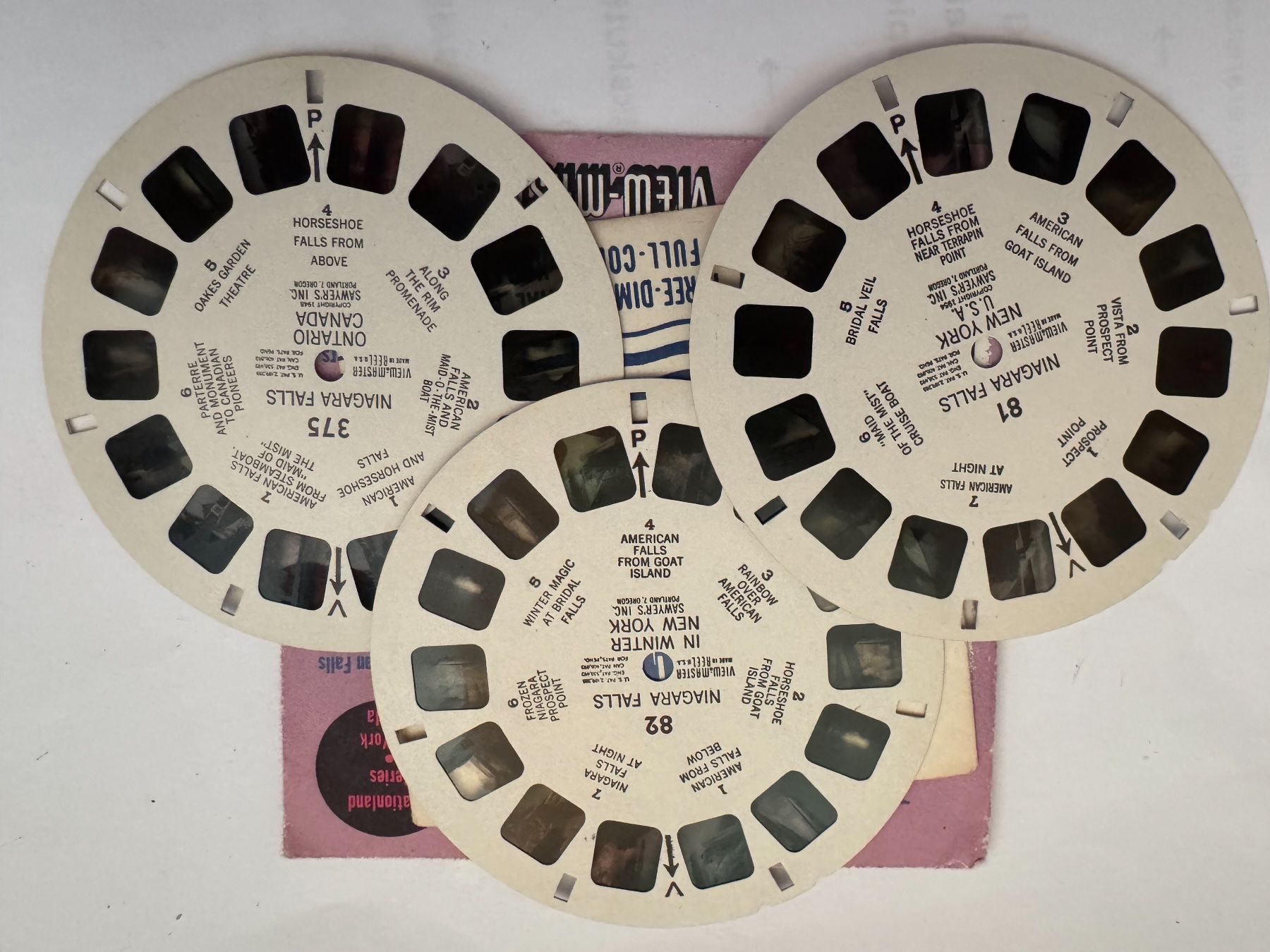 View-master Spielzeuge: View-Master 3D: Nr. 81 / 82 / 375 Niagara Falls U.S.A. – Gebraucht aus Tegerfelden von siebenmacky 2