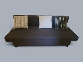 IKEA Asarum 3er-Schlafsofa in Dunkelgrau