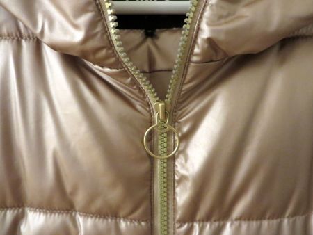 Only Steppjacke, metallic frosted almond, gold-kupfer