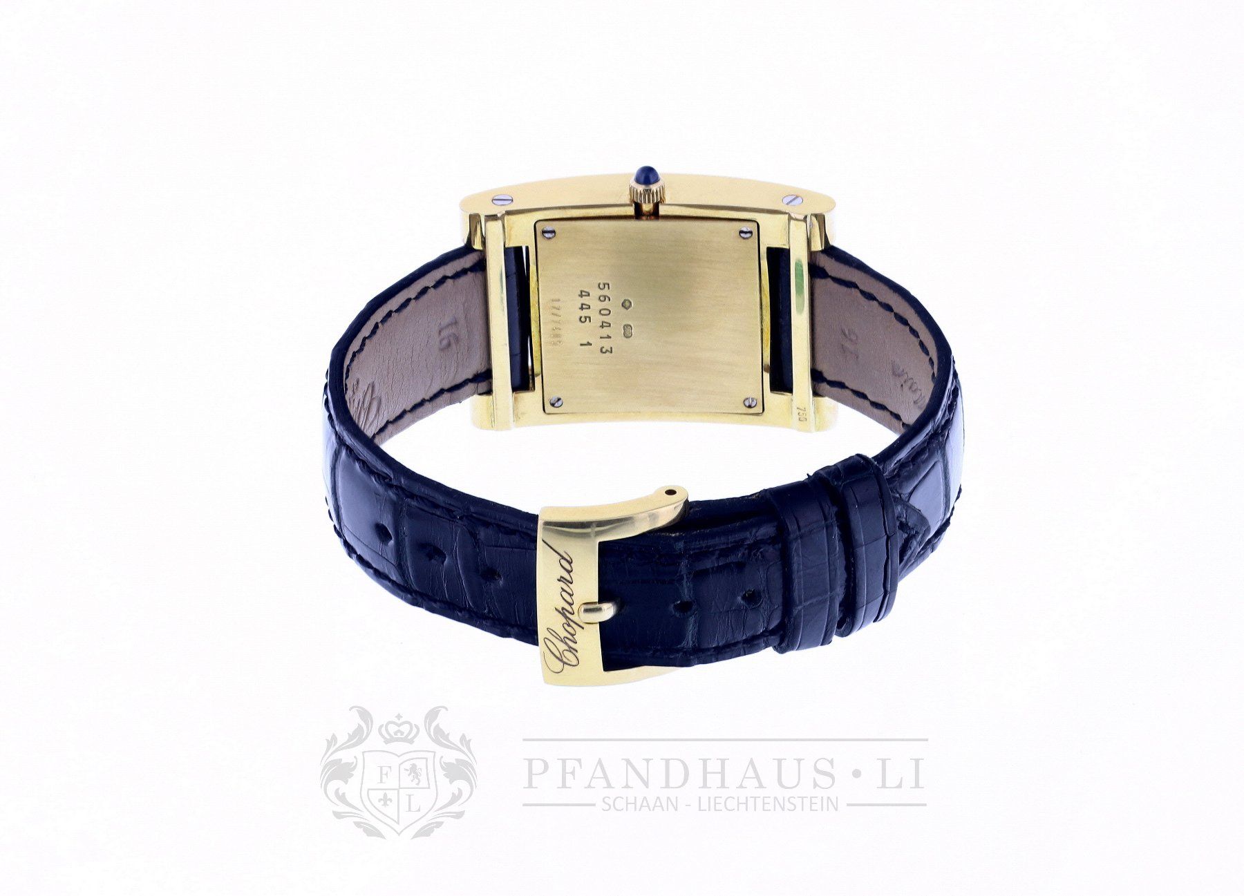 Chopard Uhren: CHOPARD TANK CLASSIC REF 12/705 18 KARAT GOLD – Gebraucht aus Schaan von Pfandhaus-LI 5