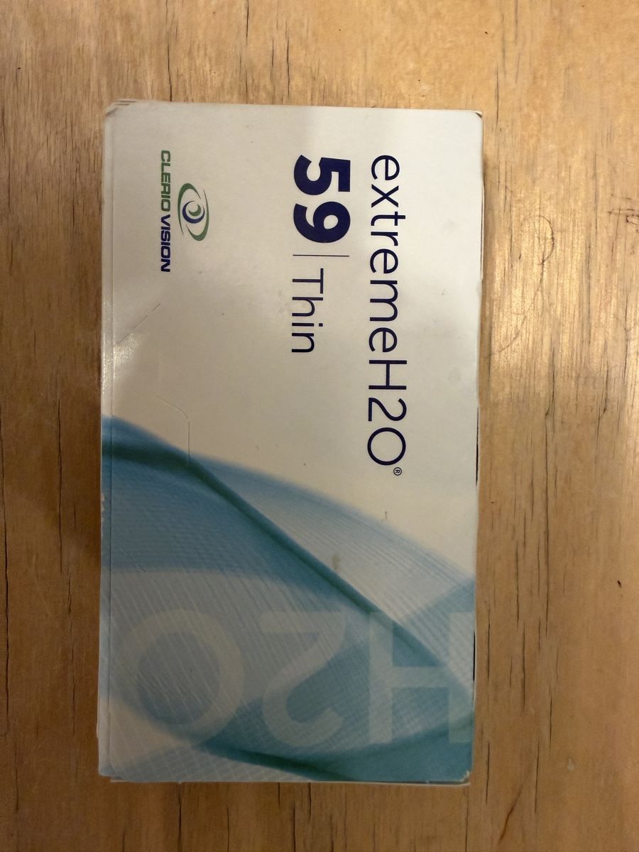 Kontaktlinsen: Kontaktlinsen Extreme h2o 59 thin – Neu und originalverpackt aus Biel/Bienne von barbarella73