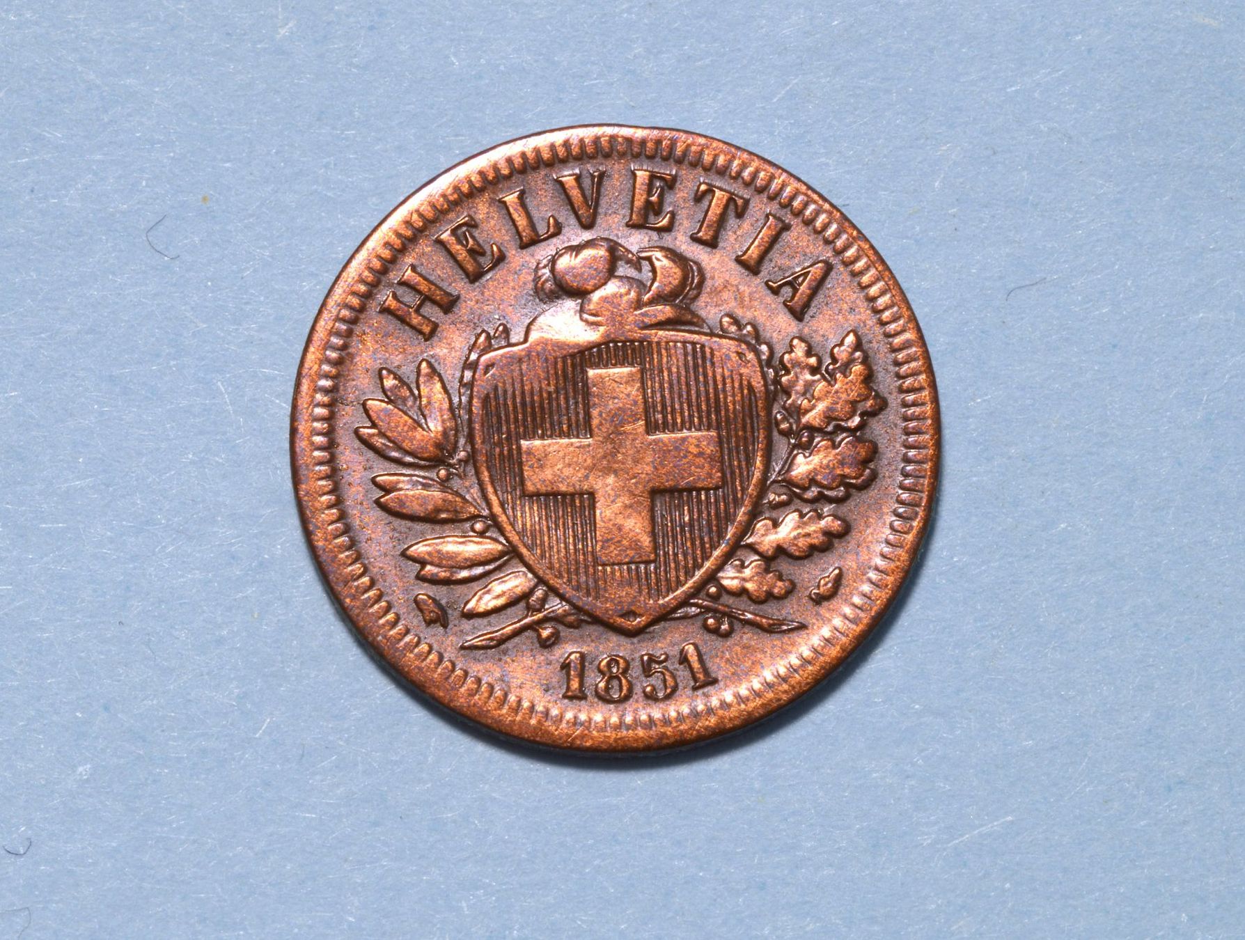 Toutes les monnaies: 2 Rappen 1851 – D'occasion à Oberglatt ZH par dil_85sh 2