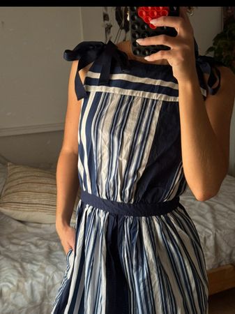 Set of 3 dresses - 100% Cotton Massimo Dutti blue dress