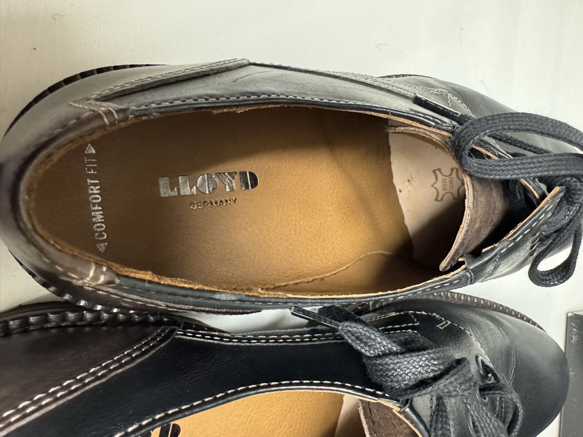 Lloyd Scarpe da uomo: Chaussures Lloyd Killy, cuir noir/ébène, taille 41! – Nuovo e nell'imballaggio originale da Brügg BE venduto da Goob 6