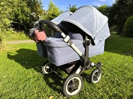 Kompletter Bugaboo Donkey 2 (Zwillings-/Geschwisterwagen)